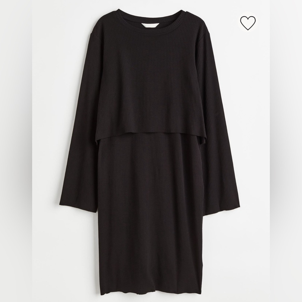 Ribbed Nursing Dress H&M